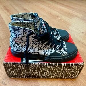 Vision Street Wear, 
Punk Skull High tops, women’s size 8